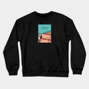 Sorrento, holiday memories illustration Crewneck Sweatshirt